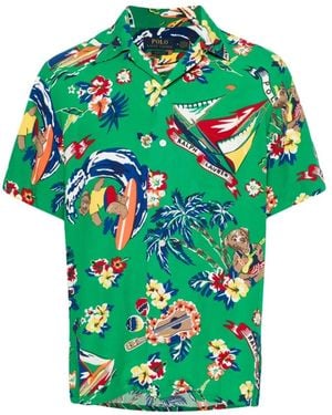 Polo Ralph Lauren Short Sleeve Shirts - Groen