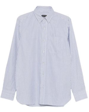 Tom Ford Casual Shirts - Blue