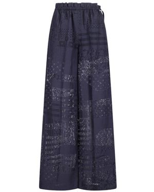 Fendi Wide Pants - Blue