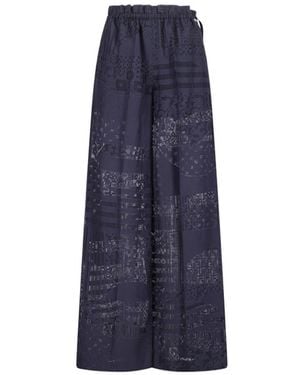 Fendi Wide Trousers - Blue