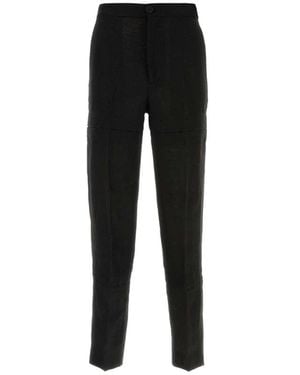 Setchu Slim-Fit Trousers - Noir