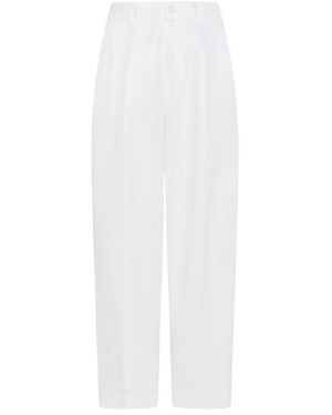 Seventy Broeken ,Wit ,Leer Pantalone