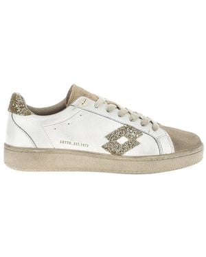 Lotto Leggenda Autograph Glitter Sneakers - Weiß