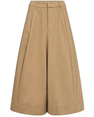 co'couture Wijde Broek - Naturel