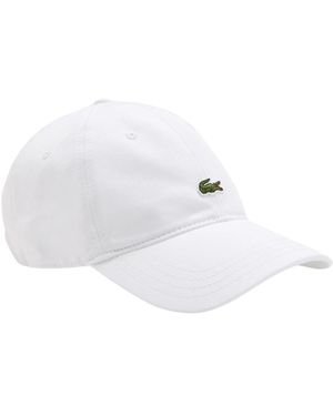 Lacoste Petten En Hoeden - Wit