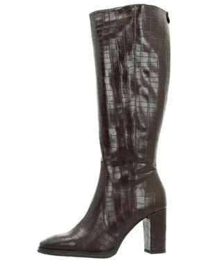 Wonders Heeled Boots - Negro