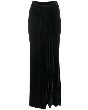 Blumarine Rokken ,Zwart ,Polyester Gonna Velluto