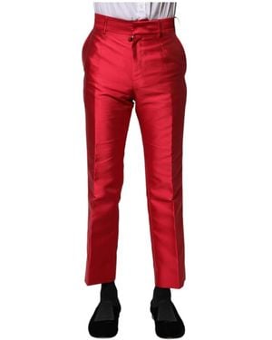 Dolce & Gabbana Suit Trousers - Red