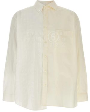 MM6 by Maison Margiela Casual Shirts - White