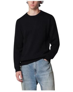 Roberto Collina Maglia Girocollo - Schwarz