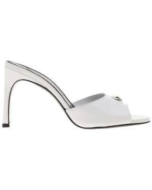 Coperni Heeled Mules - White