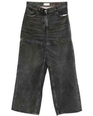 The Attico Wide Jeans - Grey