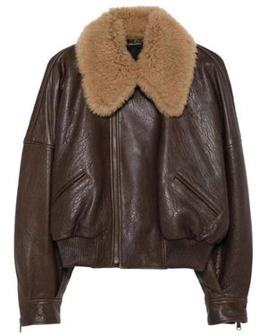 Petar Petrov Bomber Jackets - Marron