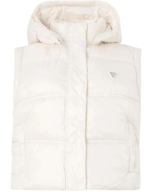 Guess Stylischer Bodywarmer Für Frauen - Weiß