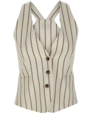 Marella Waistcoats - Natural
