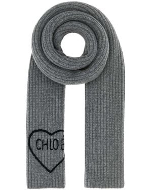 Chloé Winter Scarves - Grigio