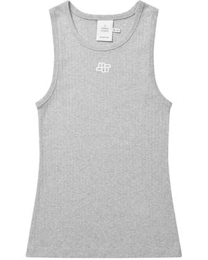 Munthe Sleeveless Tops - Grey