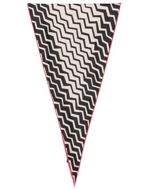 Missoni Dreieckiges Tuch - Schwarz