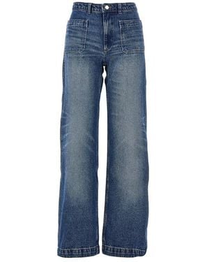 A.P.C. Wide Jeans - Bleu