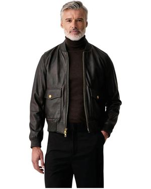 Michael Kors Leather Jackets - Noir