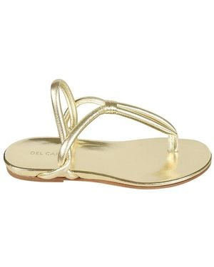 Roberto Del Carlo Flat Sandals - Metallic
