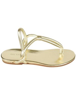 Roberto Del Carlo Flat Sandals - Metallic