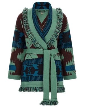 Alanui Icon Cardigan - Grün