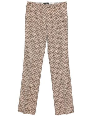 Etro Straight Trousers - Brown