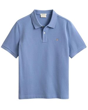 GANT Shield Piqué Polo - Blauw