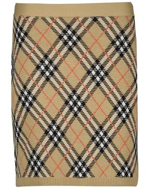 Burberry Short Skirts - Metallic