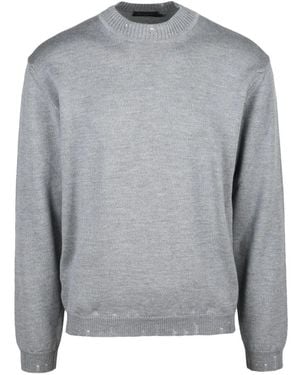 Daniele Fiesoli Round-Neck Knitwear - Grijs