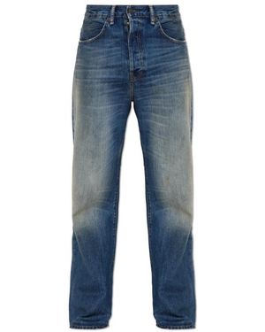 Acne Studios Jeans ,Blauw ,Katoen Straight-Leg Jeans