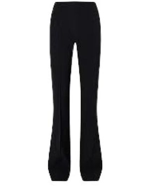 The Row Broeken ,Zwart ,Wol Wijde Broek Met Plooien