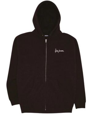 Fa Hoodies & Sweatvesten ,Bruin ,Zip-Through - Zwart