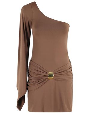 FEDERICA TOSI Short Dresses - Marrone