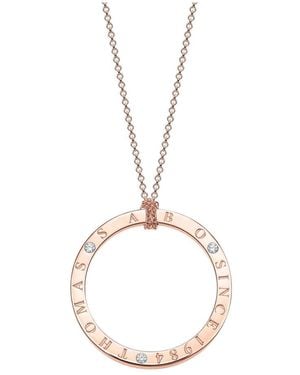 Thomas Sabo Accessoires ,Roze ,Glam & Soul Charm Ketting - Metallic