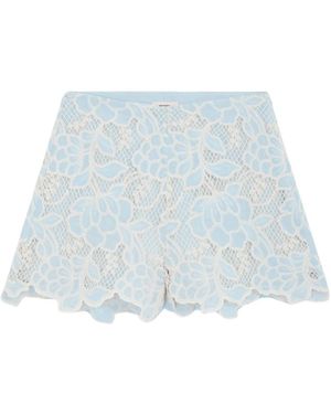 Suncoo Korte Broeken ,Blauw ,Short Shorts