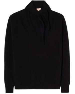 Plan C V-Neck Knitwear - Noir