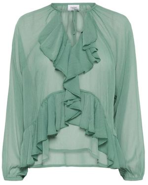 Saint Tropez Blouses - Groen
