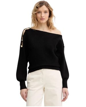 Guess Truien & Vesten ,Zwart ,Polyester Jamia Sweater