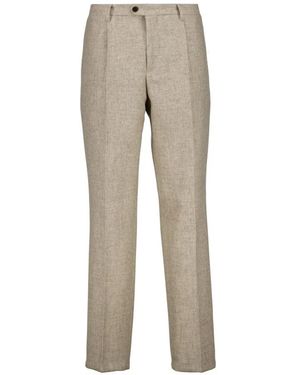 Profuomo Broeken ,Wol Wool Broeken - Grijs