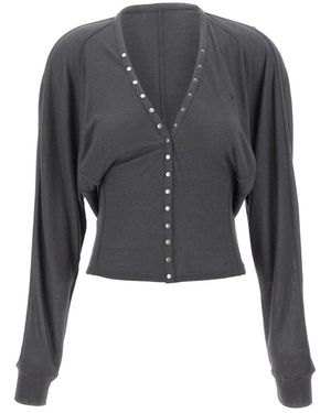 DIESEL Truien & Vesten ,Grijs ,Katoen T-Iserina Cardigan