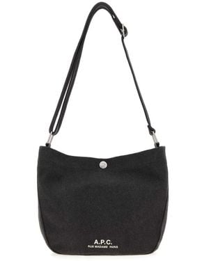 A.P.C. Shoulder Bags - Nero