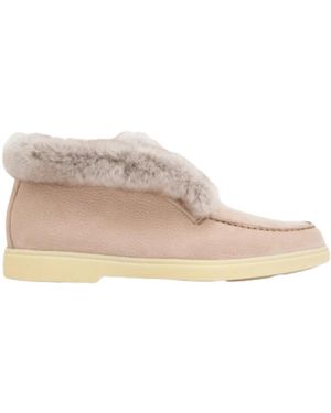 Santoni Winter Boots - Natural