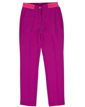 Versace Jeans Couture Straight Trousers - Pink