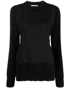 Jil Sander Long Sleeve Tops - Zwart