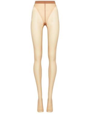 Wolford Ondergoed ,Bruin ,Katoen Luxe 9 Tights - Naturel