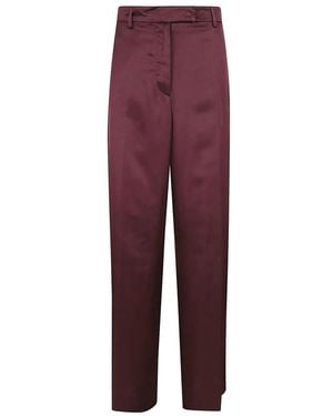 Dries Van Noten Wide Trousers - Purple