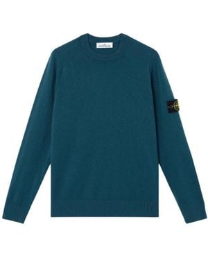 Stone Island Rundhals-Strick - Blau