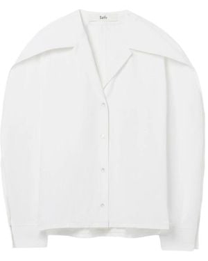 Séfr Overhemden ,Wit ,Katoen Arc Shirt